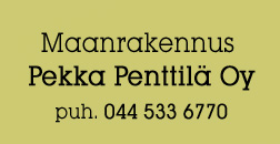 Maanrakennus Pekka Penttilä Oy